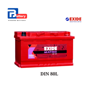 Bình ắc quy Exide DIN80L (12V-80Ah)
