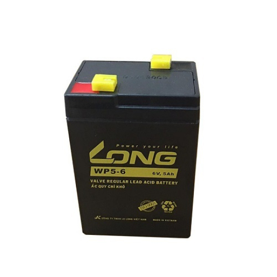 Bình ắc quy Long 6v-5Ah