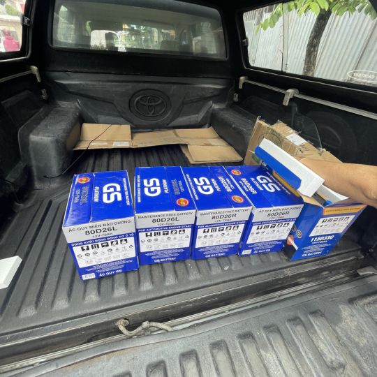 Thay ắc quy ô tô gs tại Bà Rịa
